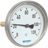 Bimetal thermometer fig. 661 aluminium/brass insert